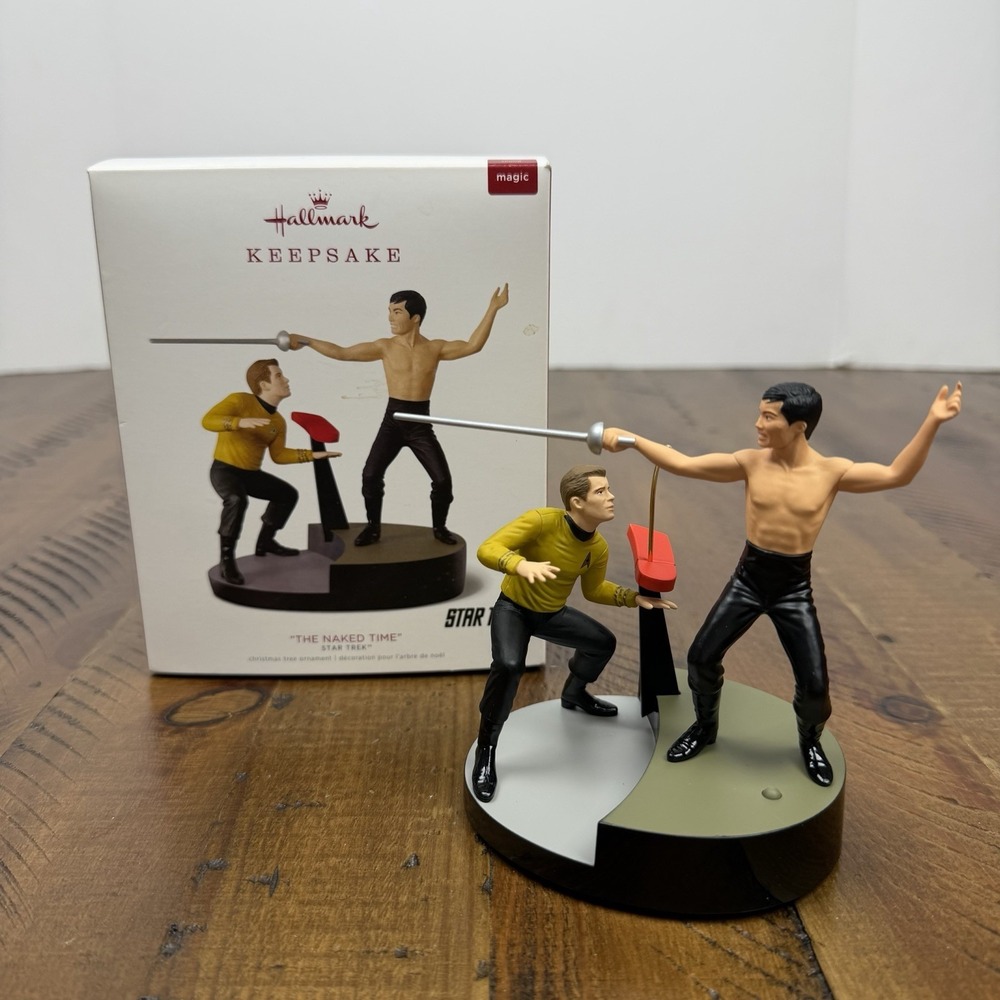 2018 HALLMARK STAR TREK THE NAKED TIME ORNAMENT MAGIC SOUND